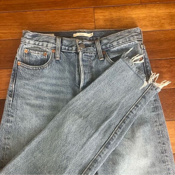 Levi's WEDGIE Premium High Rise Jeans Sz 26 - Picture 5 of 16